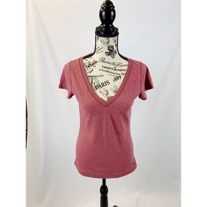 A&F Burgundy T Shirt